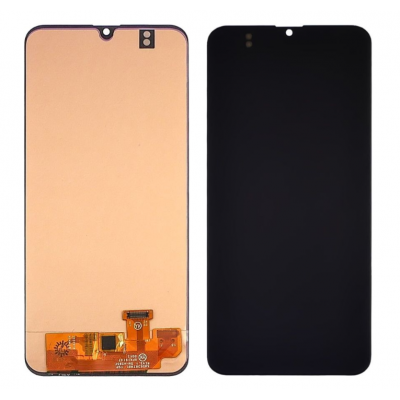 Дисплей (LCD) Samsung A205F Galaxy A20 OLED з сенсором чорний