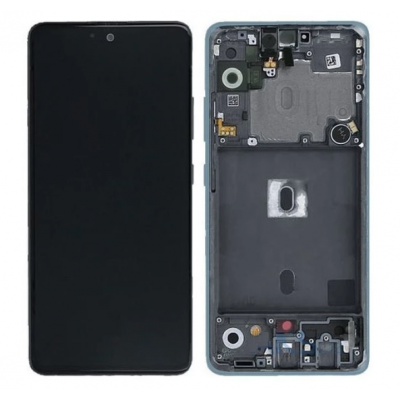 Дисплей (LCD) Samsung A525F Galaxy A52 /  A526B INCELL з сенсором чорний + рамка