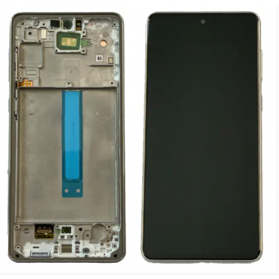 Дисплей (LCD) Samsung GH82-28884C A736 Galaxy A73 5G с сенсором зеленый сервисный + рамка