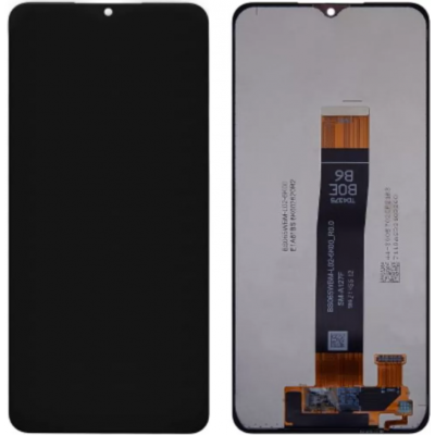 Дисплей (LCD) Samsung GH82-26485A A127 Galaxy A12 2021 с сенсором черный сервисный
