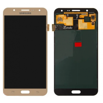 Дисплей (LCD) Samsung J700H Galaxy J7 2015 OLED з сенсором золотий