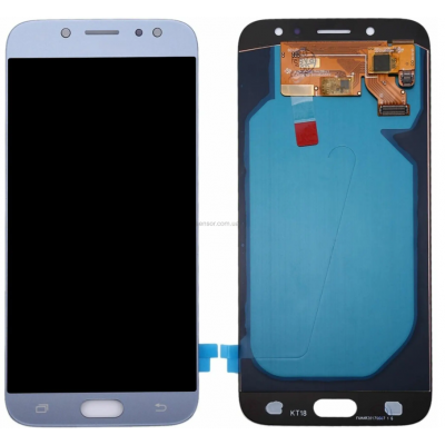 Дисплей (LCD) Samsung J730 Galaxy J7 2017 OLED з сенсором блакитний
