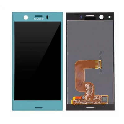 Дисплей (LCD) Sony G8341 Xperia XZ 1/  G8342 з сенсором синій