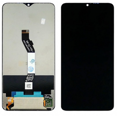 Дисплей (LCD) Xiaomi Redmi Note 8 Pro з сенсором чорний СЕРВІСНИЙ
