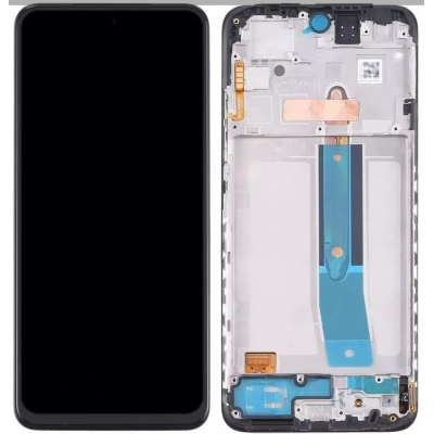 Дисплей (LCD) Xiaomi Redmi Note 11S/  Note 12S/  Poco M4 Pro 4G OLED з сенсором чорний + рамка