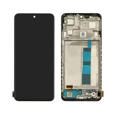 Дисплей (LCD) Xiaomi Redmi Note 12 Pro 5G OLED з сенсором чорний + рамка