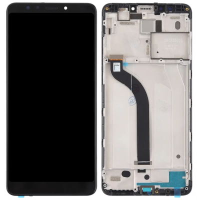 Дисплей (LCD) Xiaomi Redmi 5 з сенсором чорний + рамка