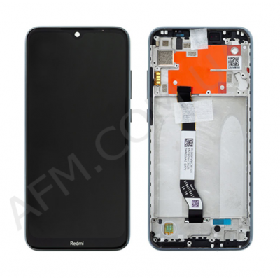 Дисплей (LCD) Xiaomi Redmi Note 8T з сенсором чорний + рамка