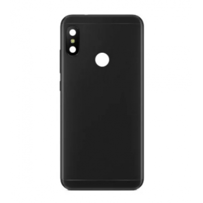 Задня кришка Xiaomi Mi A2 Lite/  Redmi 6 Pro чорна + Скло камери
