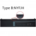 Аккумулятор NYFJH B Dell Precision 7530 P74F 7730 P34E 7540 7740 Series 11,4V 97WH (под заказ 30-45 дней)
