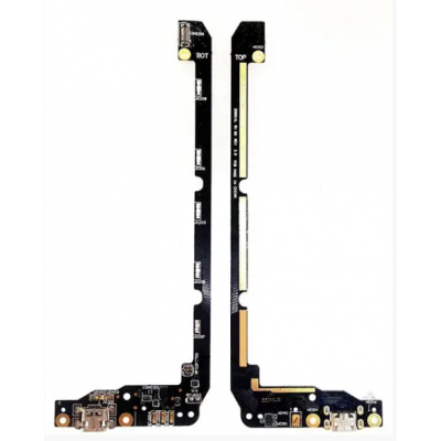 Шлейф (Flat cable) Asus ZenFone Selfie (ZD551KL) с разъемом зарядки, с микрофоном *