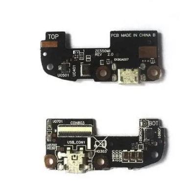 Шлейф (Flat cable) Asus ZenFone 2 (ZE550ML/ZE551ML) с разъемом зарядки, с микрофоном *