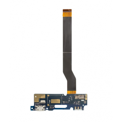 Шлейф (Flat cable) Asus ZenFone 3 Max 5.2" (ZC520TL) с разъемом зарядки, с вибро, с микрофоном *