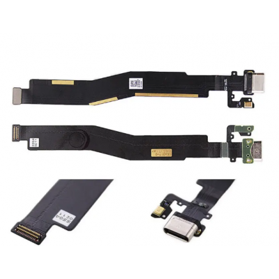 Шлейф (Flat cable) OnePlus 3 A3003/ 3T A3010 с разъемом зарядки, с микрофоном *