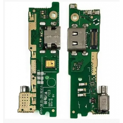 Шлейф (Flat cable) Sony G3112 Xperia XA1 Dual с разъемом зарядки, с микрофоном, с вибро