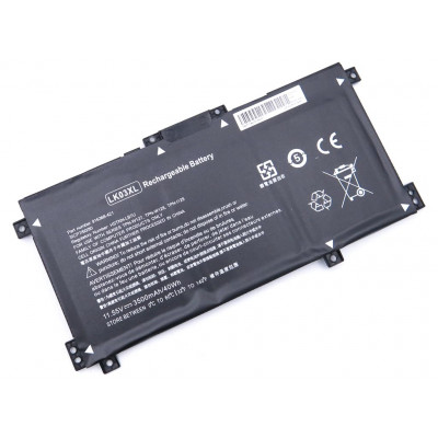 Батарея LK03XL для ноутбука HP ENVY X360 15-BP, 15-BQ, 15-CN, 15-CR, 17-AE, 17-CE, 17-BW (11.55V 3500mAh 40Wh)