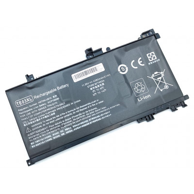 Батарея TE03XL для ноутбука HP Omen 15, 15-bc, 15-AX, 15-AX015TX (HSTNN-UB7A, 849570-541) (11.55V 4380mAh)
