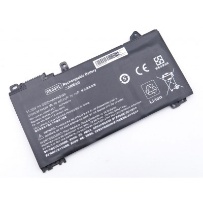 Батарея RE03 для ноутбука HP ProBook 445 450 455 440 430 G6 Series (RE03XL, HSTNN-DB9N) (11.55V 3500mAh 40Wh)