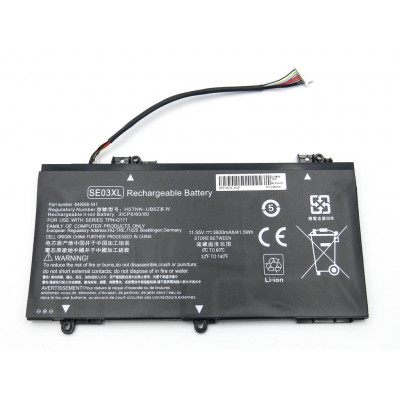 Батарея SE03XL для HP PAVILION 14-AL061, PAVILION 14-AL065, PAVILION 14-AL070 (11.55V 41.5Wh).