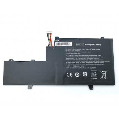 Аккумулятор OM03XL для HP EliteBook X360 1030 G2 (HSTNN-IB70, 863280-855) (11.55V 4700mAh 54Wh)