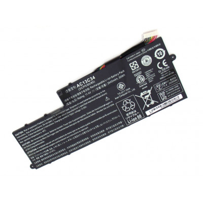 Батарея AC13C34 для ноутбука ACER Aspire V5-122P, V5-132, V5-132P KT.00303.010 (11.4V 2200mAh)