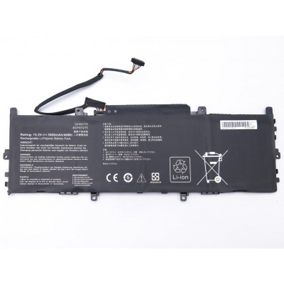 Батарея C41N1715 для ноутбука Asus ZenBook 13 UX331 UX331U UX331UA UX331UN UX331F UX331FN U3100U U3100F (15.3V 3000mAh 46Wh)