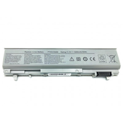 Батарея PT434 для Dell Precision M4400, M4500, M2400 (PT435) (11.1V 5200mAh) Silver.