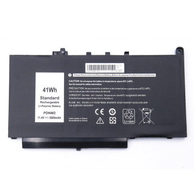 Батарея PDNM2 для ноутбука Dell Latitude E7270, E7470 (PDNM2) (11.4V 3600mAh 41Wh).