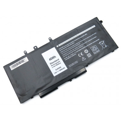 Батарея GJKNX для DELL Latitude E5580, E5480, E5280, 5580, 5480, M3520, M3530 (3DDDG) (7.6V 6000mAh 46Wh)