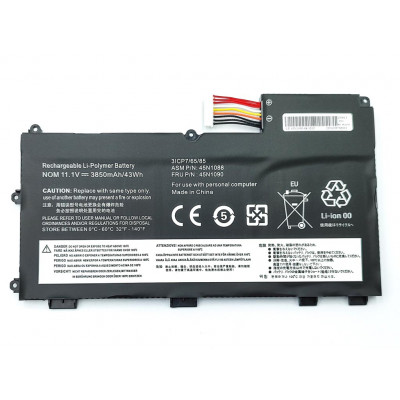 Аккумулятор 45N1090 для Lenovo ThinkPad T430U, V490U, V590U (11N3P51 L11S3P51 45N1088 45N1089 45N1091)(11.1V 3850mAh 42.7Wh)