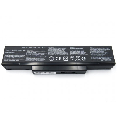 Батарея BTY-M66 для MSI MegaBook CR400, CR420, CX420, EX400, EX460. GX400, GX600, GX610 SQU-524, SQU-528 (11.1V 4400mAh 49Wh)
