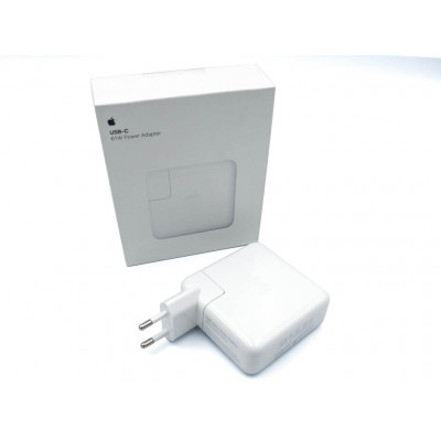 Зарядное устройство для APPLE 61W A1718 Type-C (USB-C) + Евро Вилка. ORIGINAL BOX. Для Apple MacBook Pro A1706 A1708