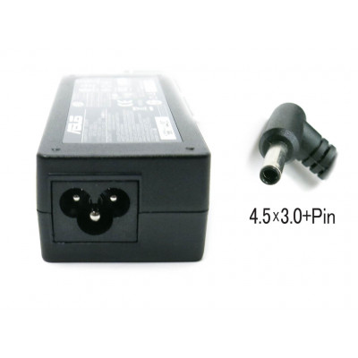 Блок питания для ASUS PU551LD, P2520LA, PU301LA (19V 3.42A 65W (4.5*3.0+pin)) (EXA1203XH).