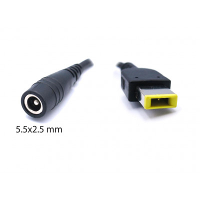 DC кабель-конвертер (5.5*2.5) в (USB+pin) для блока Lenovo (45W, 65W, 90W): доступно в allbattery.ua!
