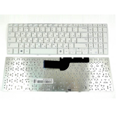 Клавиатура для Samsung NP355V5C Series 15.6" (RU White, Без рамки) - оригинальный продукт для покупки в магазине allbattery.ua