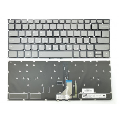 Клавиатура для Lenovo Yoga 920-13IKB, Yoga 6 pro, Flex Pro-13IKB (RU Gray с подсветкой) – купите в магазине allbattery.ua