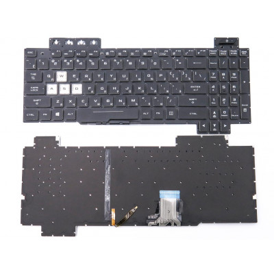 Клавиатура ASUS TUF Gaming FX504 и FX80 (RU Black, без рамки, с подсветкой)