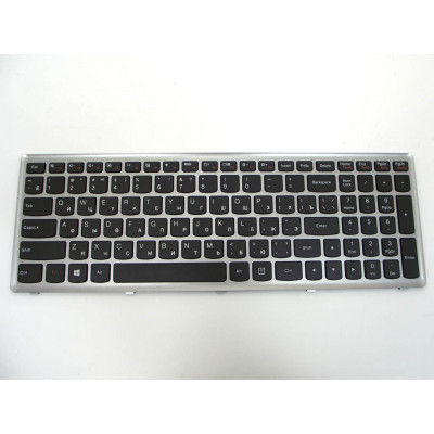 Оригинальная клавиатура LENOVO IdeaPad U510, Z710 (RU Black Silver frame) для allbattery.ua