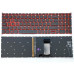 Клавиатура для ACER SP515-51, SP515-51N, SP515-51GN, Nitro NP515-51 (RU Black, RED leter с подсветкой)