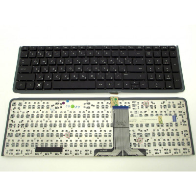 Клавиатура для HP ENVY 17 Series с подсветкой, без рамки - оригинал (RU Black)