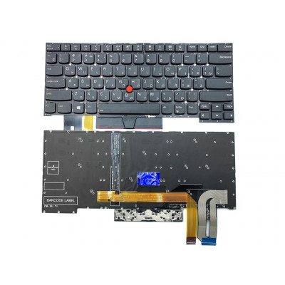 Клавиатура RU Black с подсветкой для Lenovo ThinkPad T490s, T495s, X1 Extreme Gen 1/2, P1 Gen 1/2 — купить в магазине allbattery.ua