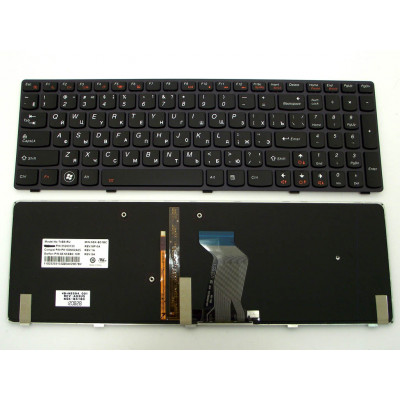Клавиатура LENOVO IdeaPad Y580 (RU Black, с подсветкой клавиш) - оригинальное качество в магазине allbattery.ua