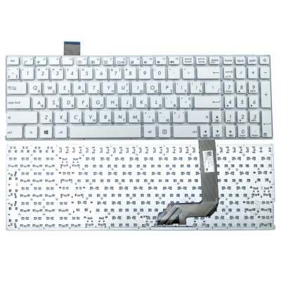 Короткий H1 заголовок: "Клавиатуры для ASUS X542, K542 (RU White без рамки) | AllBattery.ua"