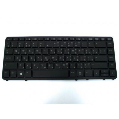 Клавиатура для HP EliteBook 840 G1, 850 G1, 840 G2 ( RU Black с подсветкой). Оригинал.