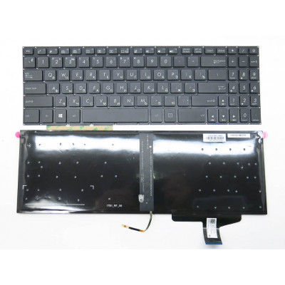 ASUS VivoBook N580 - ультрасовременная клавиатура: RU Black, без рамки, с подсветкой