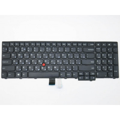 Клавиатура для LENOVO ThinkPad E540, T540, E531, L540, W540, W541, T550, T560, L560, W550 (RU Black с поинтстиком).
