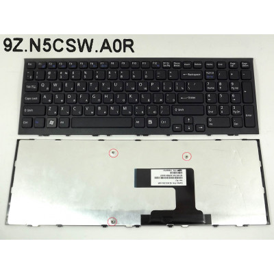 Клавиатура для SONY VPC-EL Series (RU Black с рамкой) - оригинальное качество от allbattery.ua