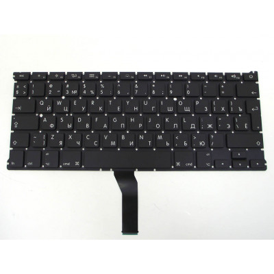 Клавиатура для APPLE A1369, A1466 Macbook Air MC965, MC966, MC503, MC504 13" (RU, Big Enter с подсветкой) - идеальный выбор для вашего Macbook Air на allbattery.ua