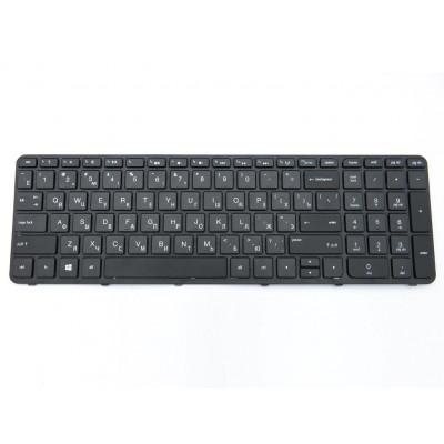 Клавиатура для HP Pavilion 15 15-E, 15E, 15-N, 15N, 15-G, 15G, 15-R, 15R, 250 G3, 255 G3, 256 G3 (RU Black с рамкой)