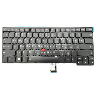 Клавиатура Lenovo ThinkPad с подсветкой для моделей L440, L450, L460, L470, T431S, T440, T440P, T440S, T450, T450S, T460, e431, e440 (RU Black)